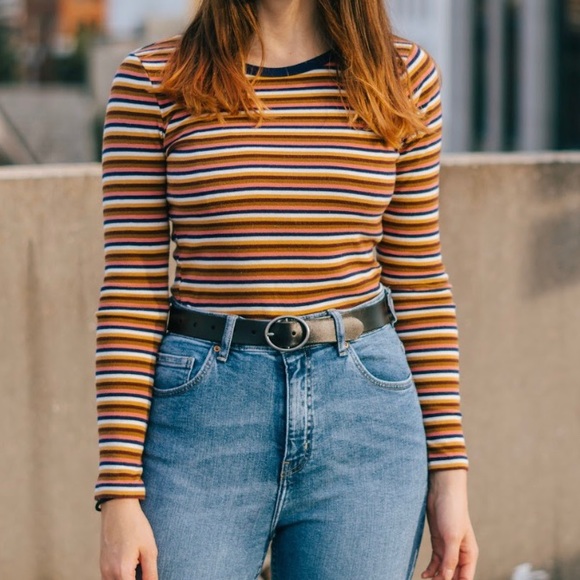 Striped long sleeve ringer - Picture 3 of 3